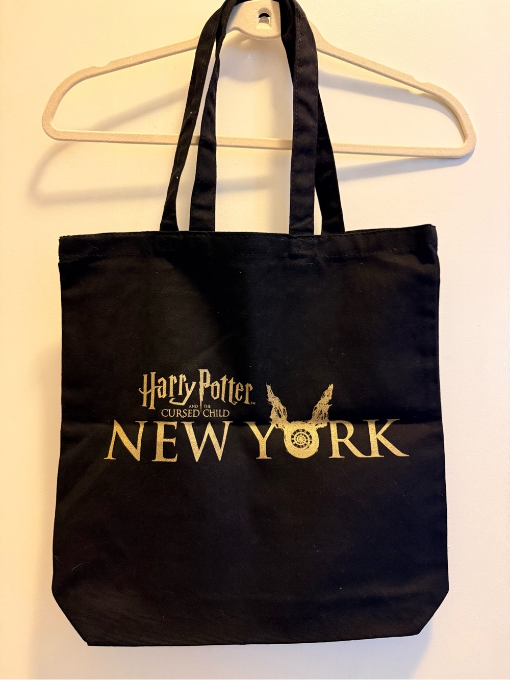 Harry Potter Cursed Child New York Black Tote Bag